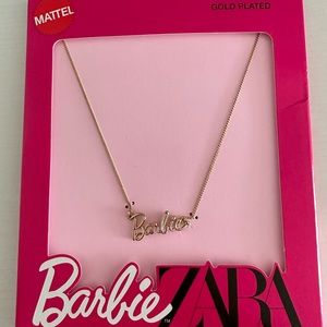LIMITED EDITION Zara- BARBIE™ MATTEL GOLD PLATED CHAIN NECKLACE